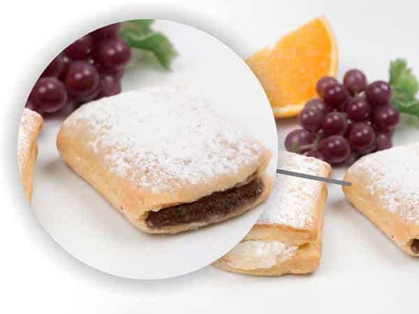 Hojaldradas rellenas de Chocolate
