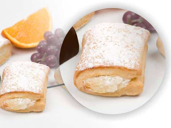Hojaldradas rellenas de crema 500g