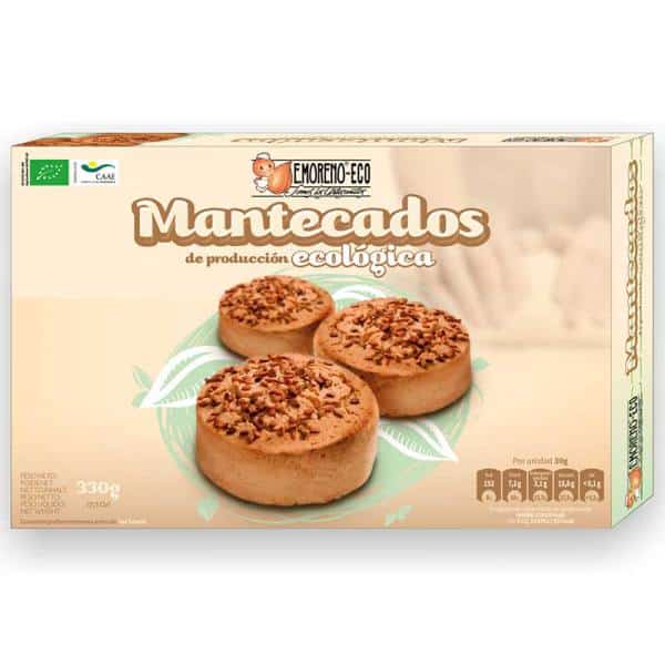 Mantecado de canela ecológico 330g